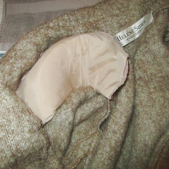 Vtg Helene Sidel Wool Blazer Size 12 Jacket Pockets Union Label Old Money 70s - Picture 7 of 12